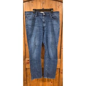 Signature by Levi Strauss & Co. Straight Jeans Mens W40 L32‎ Blue Denim Athletic